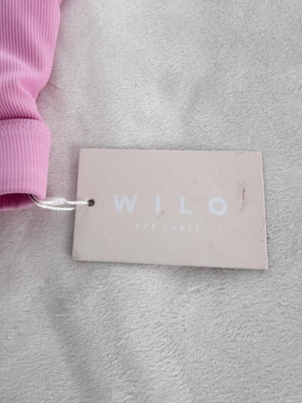 WILO Rib Bandeau Sports Bra Pink Size S NWT Australian Activewear - Picture 6 of 10